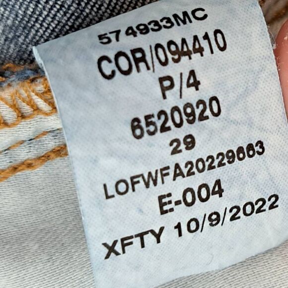 LOFT Women's Curvy High Rise Skinny Jeans in Classic Dark Indigo Wash size 8 / 2 - Picture 10 of 10